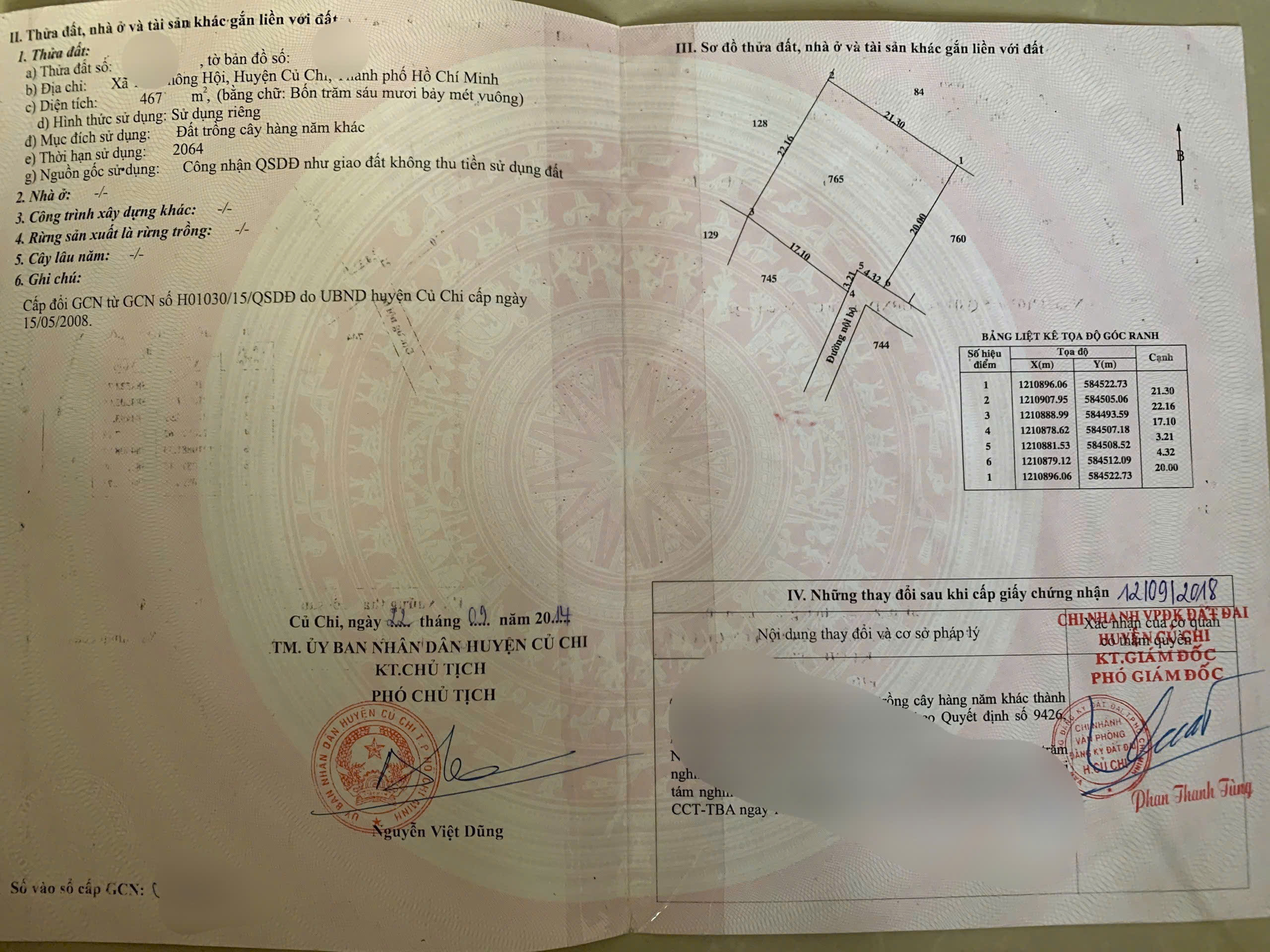 Bán đất Củ Chi